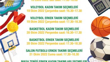 Takım Sporları Seçmeleri